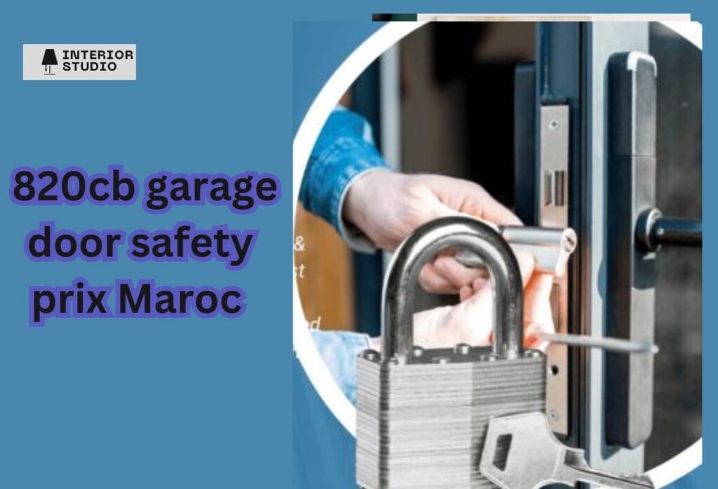 820cb garage door safety prix Maroc